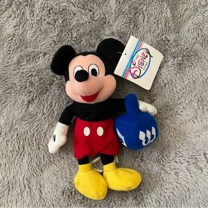 NWT Vintage Disney Beanie Baby Mickey Dreidel